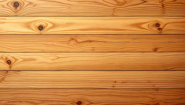 wooden planks background. It has a warm, natural color, with visible wood grain and knots. It evokes a sense of warmth and rustic charm.
