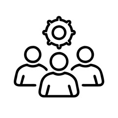 red team icon, red team line art - simple line art of red team, perfect for red team logos and icons