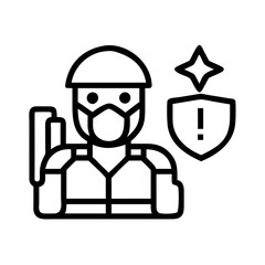 reinforcement agent icon, reinforcement agent line art - simple line art of reinforcement agent, perfect for reinforcement agent logos and icons
