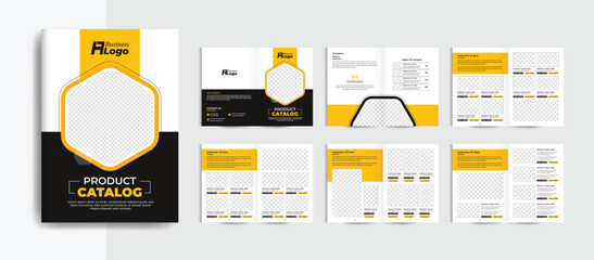 Company product catalogue design template