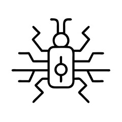 rootkit icon, rootkit line art - simple line art of rootkit, perfect for rootkit logos and icons