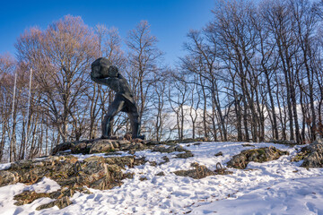 Krushevo, North Macedonia - Meckin Kamen Monument