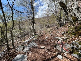 Premuzic hiking trail or Premuzic Trail - Velebit Nature Park, Croatia or Premuzic-Wanderweg or Premuzic's Trail (Pješački planinarski put Premužićeva staza - Park prirode Velebit, Hrvatska)