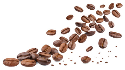 Naklejka premium coffee beans isolated