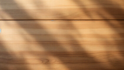 close up of a wooden surface with light and shadow effect, perfect for textures and backgrounds