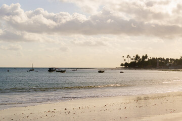 Morning at the Paracuru beach, Ceara, Brazil.