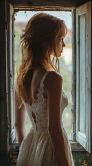 Fototapeta premium Elegance of a Dreamy Window View