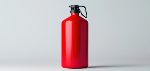 A container of eco-friendly fire suppressants designed for wildfire containment displayed on a solid white background, single object
