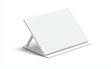 A dual-sided portable whiteboard with a magnetic surface and an adjustable stand displayed on a solid white background, single object