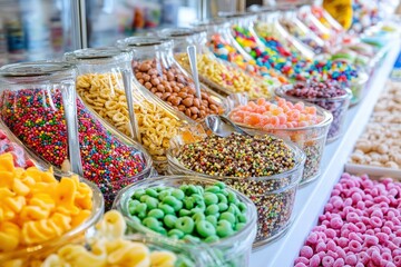 Colorful Candy Shop Bulk Sweets Variety