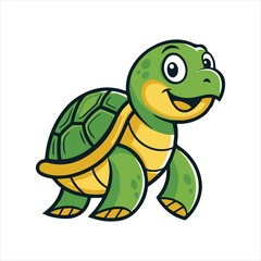 turtle mascot cartoon style vector images, designed to add charm and character to your creative projects. These vectors showcase turtles in various playful and engaging cartoon styles, 