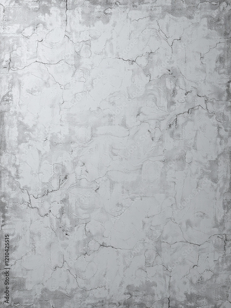 Poster Grey Concrete Wall Texture Features High Resolution Scratches And Cracks For A Realistic Background Image Effect. 00002