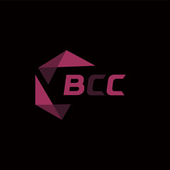 BCC creative minimalist letter logo. BCC unique vector initials alphabet letter logo design