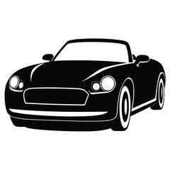 Classic Convertible Car Vector
