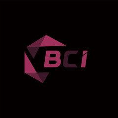 BCI creative minimalist letter logo. BCI unique vector initials alphabet letter logo designBCI creative minimalist letter logo. BCI unique vector initials alphabet letter logo design