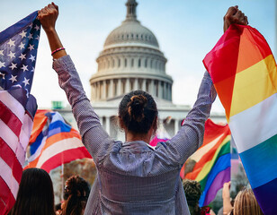 Gay and Transgender protest in the USA