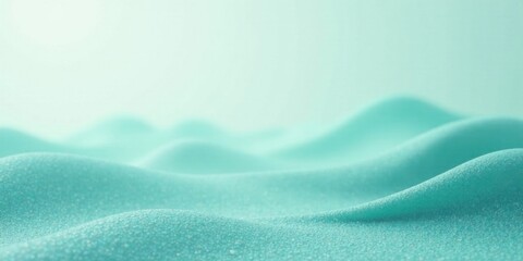 Obraz premium Serene Aqua Undulations A Textured Abstract Background of Soft, Rolling Hills with a Delicate, Watery Sheen