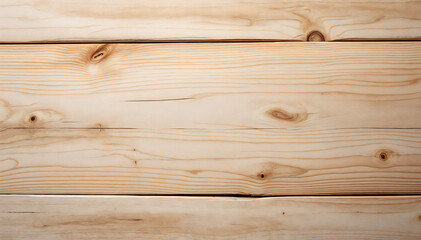 Obraz premium a close-up view of wooden planks with natural grain and knots. The wood has a warm, inviting tone and texture