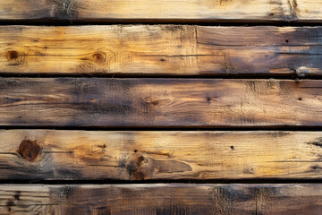Naklejka premium Rustic Wooden Planks Background for Natural Textured Design Inspiration : Generative AI