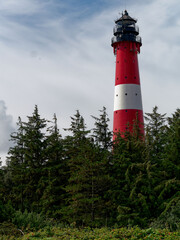 Hoernum lighthouse on a 16-meter-high dune