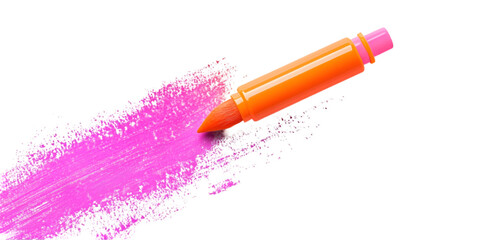 Makeup Products Isolated on Transparent White Background

