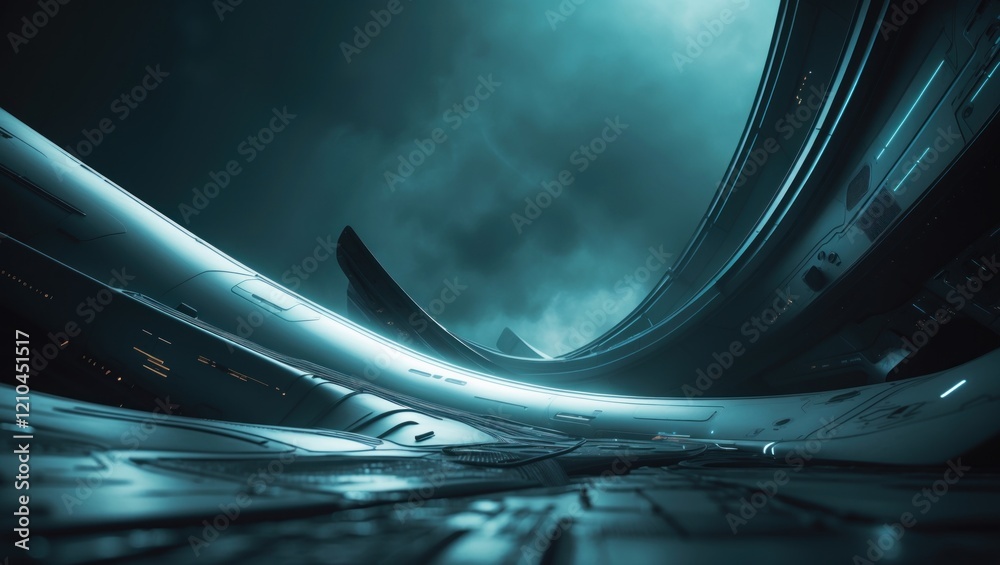 Canvas Prints sci-fi structure