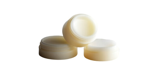 Makeup Products Isolated on Transparent White Background

