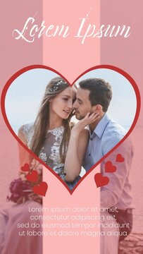 Romantic Loving Couple Social Media Story Post