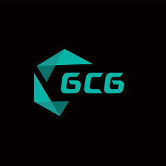 GCG creative minimalist letter logo. GCG unique vector initials alphabet letter logo design