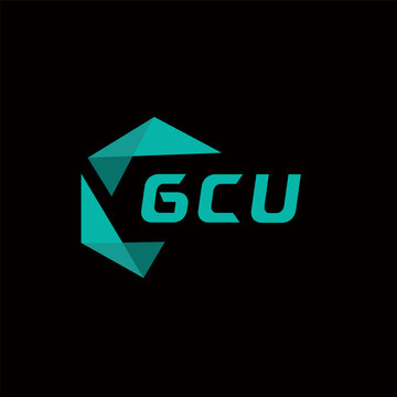 GCU creative minimalist letter logo. GCU unique vector initials alphabet letter logo design