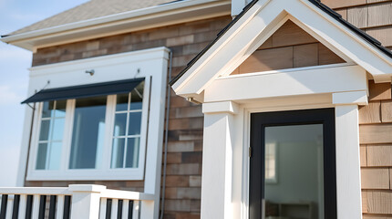 Beach House Exterior: Modern Coastal Home Design, Real Estate Photography