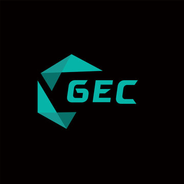 GEC creative minimalist letter logo. GEC unique vector initials alphabet letter logo design