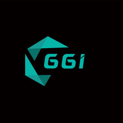 GGI creative minimalist letter logo. GGI unique vector initials alphabet letter logo design