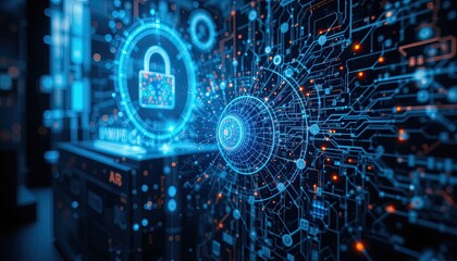 Quantum computing unlocking new possibilities in data processing, with algorithms solving complex problems and speeding up research in fields like physics and A