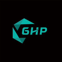 GHP creative minimalist letter logo. GHP unique vector initials alphabet letter logo design