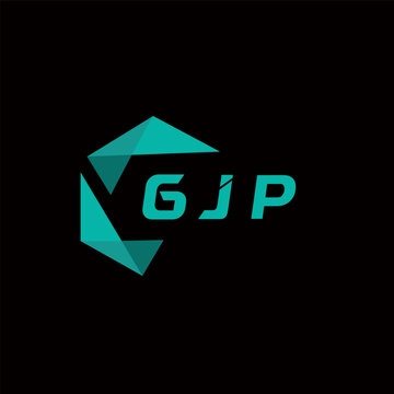 GJP creative minimalist letter logo. GJP unique vector initials alphabet letter logo design