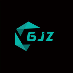 GJZ creative minimalist letter logo. GJZ unique vector initials alphabet letter logo design
