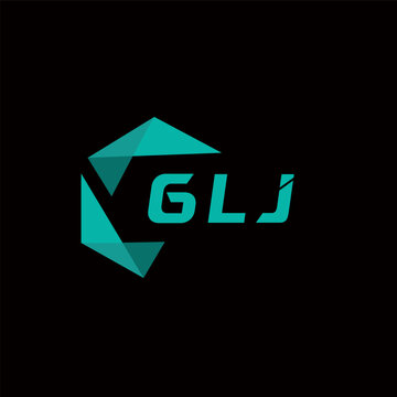 GLJ creative minimalist letter logo. GLJ unique vector initials alphabet letter logo design