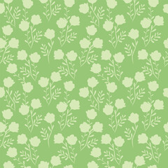 Seamless pattern with floral background