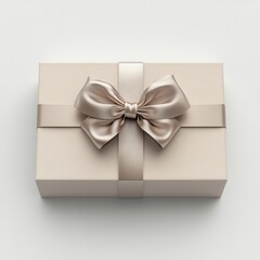 Professional Rectangular Gift Box with Minimalist Design 3D Mockup