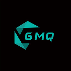 GMQ creative minimalist letter logo. GMQ unique vector initials alphabet letter logo design