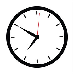 clock isolated on white background