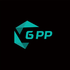 GPP creative minimalist letter logo. GPP unique vector initials alphabet letter logo design