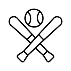 sports icon, sports line art - simple line art of sports, perfect for sports logos and icons