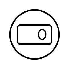 switch icon, switch line art - simple line art of switch, perfect for switch logos and icons