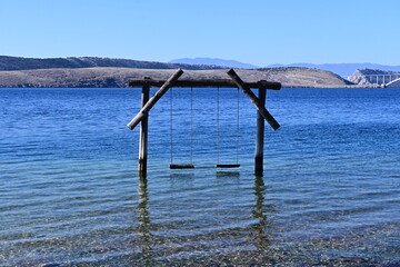 Swing on the sea