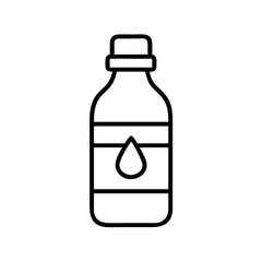 water bottle icon, water bottle line art - simple line art of water bottle, perfect for water bottle logos and icons