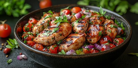 Concept: Sri Lankan Cuisine, Street Food, Chopped Roti, Vegetables, Meat Stir-fry