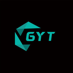 GYT creative minimalist letter logo. GYT unique vector initials alphabet letter logo designGYT creative minimalist letter logo. GYT unique vector initials alphabet letter logo design