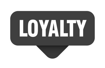 loyalty sticker. loyalty sign on transparent background